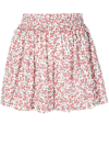 Bambah Floral-print Shorts In Red