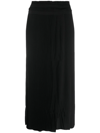 HENRIK VIBSKOV HIGH-WAISTED PLEATED MIDI SKIRT