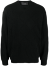 Neil Barrett Diamond-pattern Jumper In Schwarz