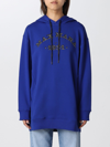 Max Mara Cotton Sweatshirt In Blue