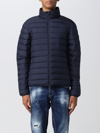Save The Duck Jacket  Men Color Blue