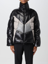 Neil Barrett High-shine Feather-down Padded Coat In Black