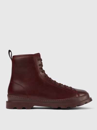 Camper Boots  Men Colour Burgundy