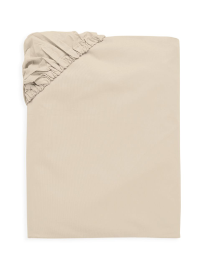 Sferra Celeste Fitted Sheet, Queen In Mushroom