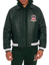 Avirex Icon Leather Jacket In Hunter