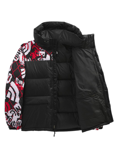 The North Face Printed Hmlyn Down Jacket In Lavender Fog