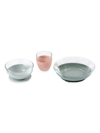 Béaba Glass Meal Set In Eucalyptus
