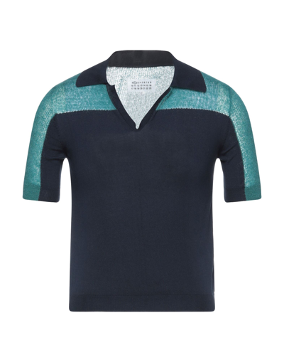 Maison Margiela Sweaters In Blue