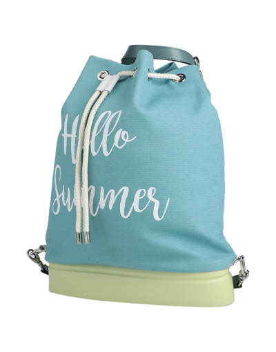 O Bag Backpacks In Turquoise