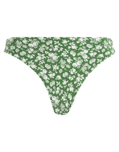 Other Stories &  High Waist Bikini Bottoms In Green Floral Print