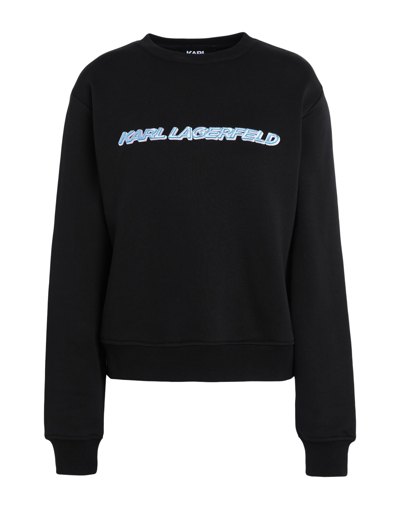 Karl Lagerfeld Sweatshirts In Black