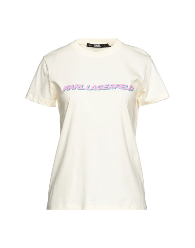 Karl Lagerfeld T-shirts In White