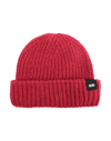 Gcds Logo-patch Ribbed Beanie In Red