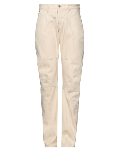 Maison Margiela Jeans In Beige