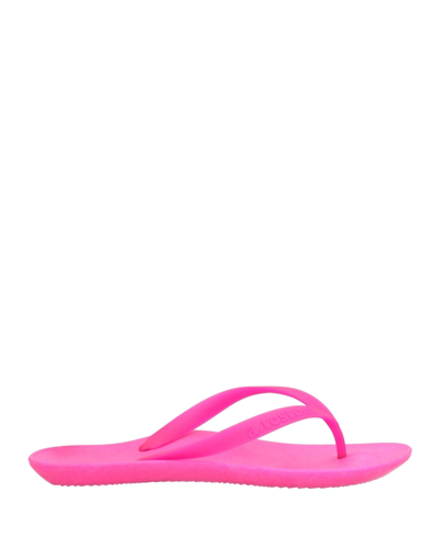 A.testoni Toe Strap Sandals In Pink