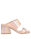 Colors Of California Sandals In Rose Gold