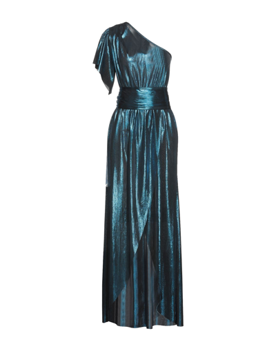 Doris S Long Dresses In Blue