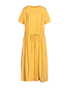 Meimeij Midi Dresses In Ocher