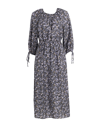 Other Stories &  Woman Midi Dress Mauve Size 10 Lyocell, Polyamide In Purple