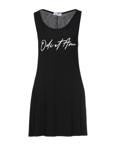 Odi Et Amo Short Dresses In Black