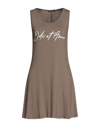 Odi Et Amo Short Dresses In Beige