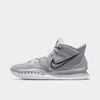Nike Kyrie 7 Team Basketball Shoes In Wolf Grey/black/white
