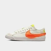 Nike Women's Blazer Low '77 Jumbo Shoes In Sail/rush Orange/atomic Green/black