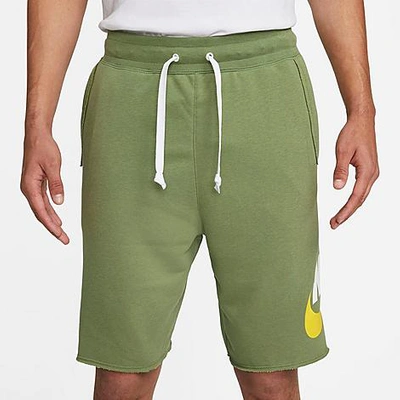 Nike Men's  Sportswear Sport Essentials French Terry Alumni Shorts In Green