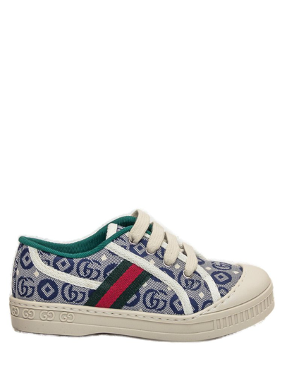 Gucci Blue 1977 Tennis Trainers