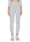 Live The Process Geometric High Waist 7/8 Supplex Leggings In Grey