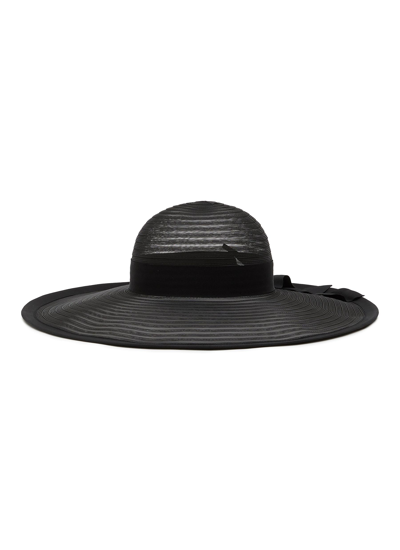 Eugenia Kim 'bunny' Wide Brim See Through Sun Hat In Black