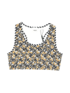 BURBERRY BURBERRY MONOGRAM PRINT CROPPED TANK TOP