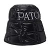 Patou Logo-embroidered Bucket Hat In Black