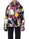 DOLCE & GABBANA FLORAL PRINT PUFF JACKET