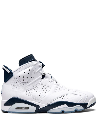 Jordan Air  6 Retro "midnight Navy 2022" Sneakers In White