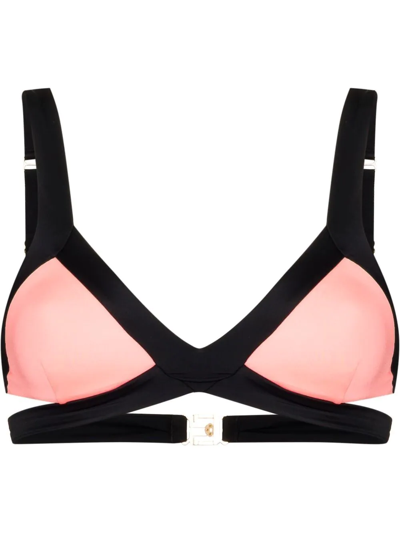 Agent Provocateur Mazzy Triangle Bikini Top In Pink