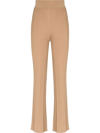 ST. AGNI PLEATED KNITTED TROUSERS