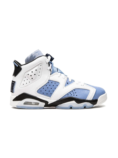 Jordan Kids' Air  6 Retro "unc" Sneakers In University Blue/white/black