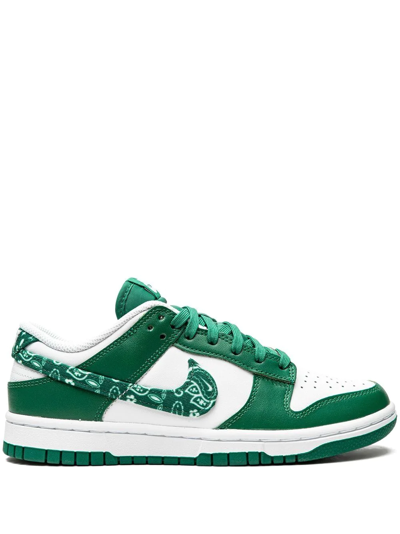 Nike Dunk Low Essential "paisley Pack Green" Trainers In White