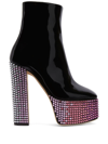 GIUSEPPE ZANOTTI MORGANA STRASS 150MM BOOTS