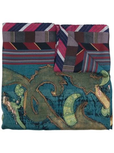 Pierre-louis Mascia Pierre Louis Mascia Scarfs Clear Blue