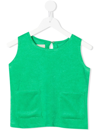 LITTLE BAMBAH TERRY CROPPED TANK TOP