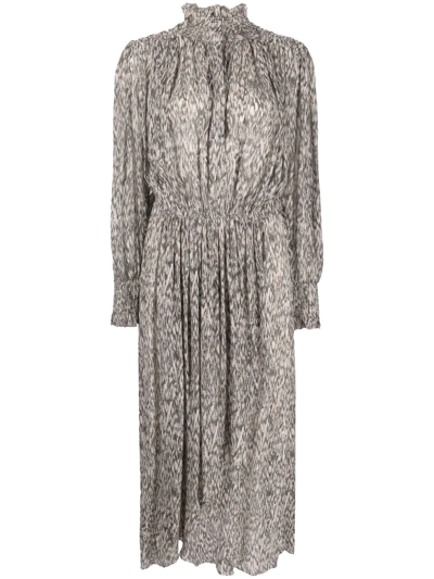 isabel marant grey dress Isabel Marant Dalie Dress In Grey - 57% Off