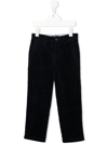 RALPH LAUREN LOGO-EMBROIDERED CORDUROY TROUSERS