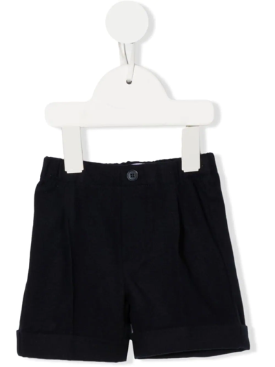 Il Gufo Babies' Pleated Smart Shorts In Blue