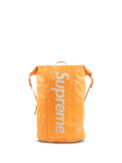Supreme Reflective Speckled Backpack In Orange