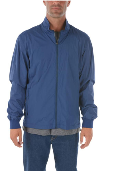 Ermenegildo Zegna Men's  Blue Other Materials Outerwear Jacket
