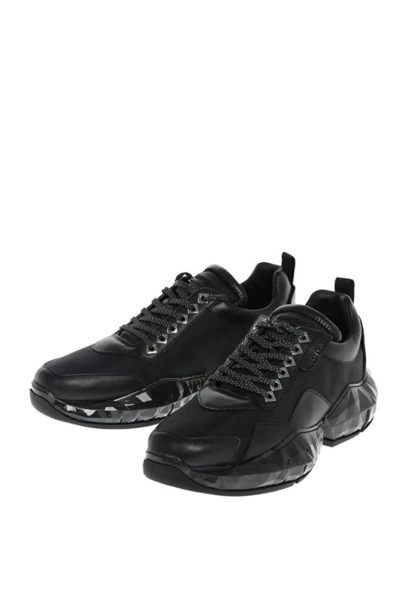 Jimmy Choo Men's  Black Other Materials Sneakers