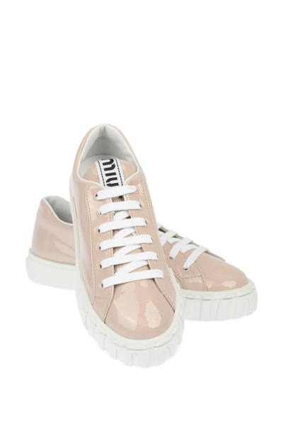 Miu Miu Women's  Pink Other Materials Trainers