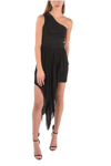 JUST CAVALLI WOMEN'S  BLACK OTHER MATERIALS DRESS